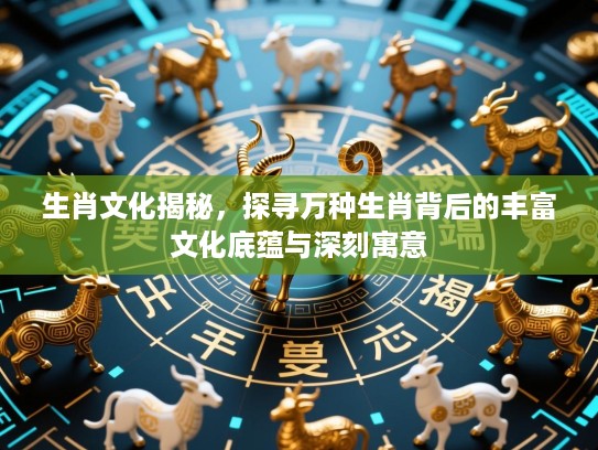 生肖文化揭秘，探寻万种生肖背后的丰富文化底蕴与深刻寓意