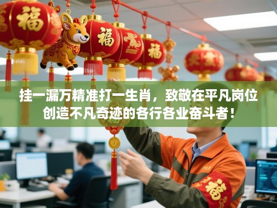 挂一漏万精准打一生肖，致敬在平凡岗位创造不凡奇迹的各行各业奋斗者！