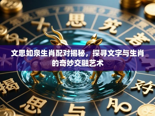 文思如泉生肖配对揭秘,探寻文字与生肖的奇妙交融艺术 文思如泉生肖配对揭秘,探寻文字与生肖的奇妙交融艺术