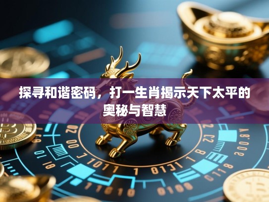探寻和谐密码,打一生肖揭示天下太平的奥秘与智慧 探寻和谐密码,打一生肖揭示天下太平的奥秘与智慧