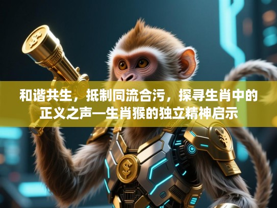 和谐共生,抵制同流合污,探寻生肖中的正义之声—生肖猴的独立精神启示 和谐共生,抵制同流合污,探寻生肖中的正义之声—生肖猴的独立精神启示
