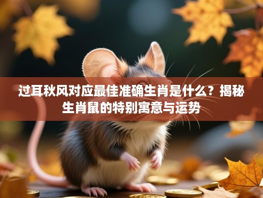 过耳秋风对应最佳准确生肖是什么?揭秘生肖鼠的特别寓意与运势 过耳秋风对应最佳准确生肖是什么?揭秘生肖鼠的特别寓意与运势
