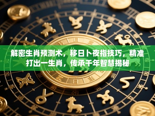 解密生肖预测术,移日卜夜指技巧,精准打出一生肖,传承千年智慧揭秘 解密生肖预测术,移日卜夜指技巧,精准打出一生肖,传承千年智慧揭秘