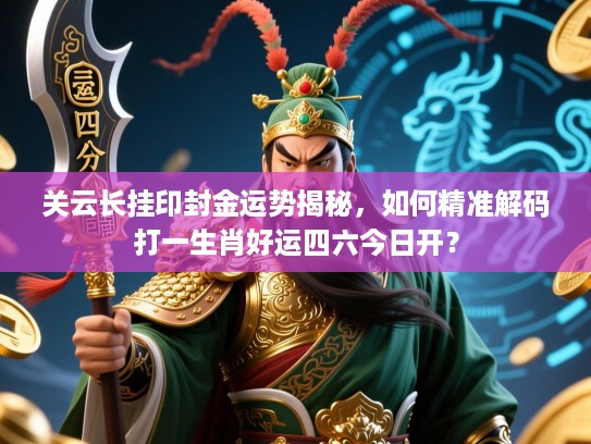 关云长挂印封金运势揭秘,如何精准解码打一生肖好运四六今日开? 关云长挂印封金运势揭秘,如何精准解码打一生肖好运四六今日开?