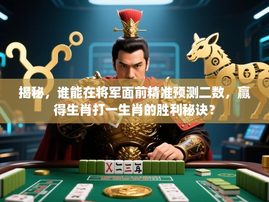 揭秘,谁能在将军面前精准预测二数,赢得生肖打一生肖的胜利秘诀? 揭秘,谁能在将军面前精准预测二数,赢得生肖打一生肖的胜利秘诀?