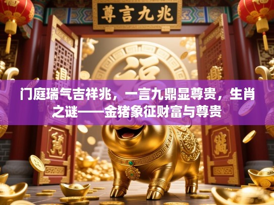 门庭瑞气吉祥兆,一言九鼎显尊贵,生肖之谜——金猪象征财富与尊贵 门庭瑞气吉祥兆,一言九鼎显尊贵,生肖之谜——金猪象征财富与尊贵