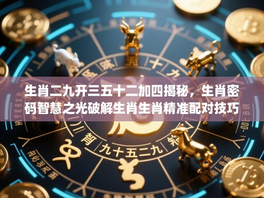 生肖二九开三五十二加四揭秘，生肖密码智慧之光破解生肖生肖精准配对技巧