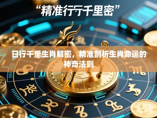 日行千里生肖解密，精准剖析生肖命运的神奇法则