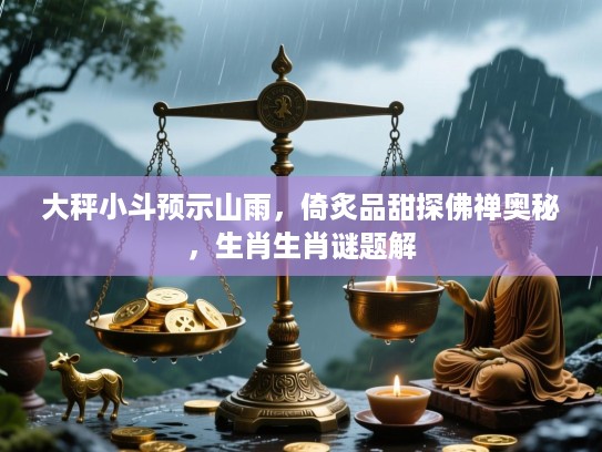 大秤小斗预示山雨，倚炙品甜探佛禅奥秘，生肖生肖谜题解