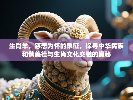生肖羊，慈悲为怀的象征，探寻中华民族和谐美德与生肖文化交融的奥秘