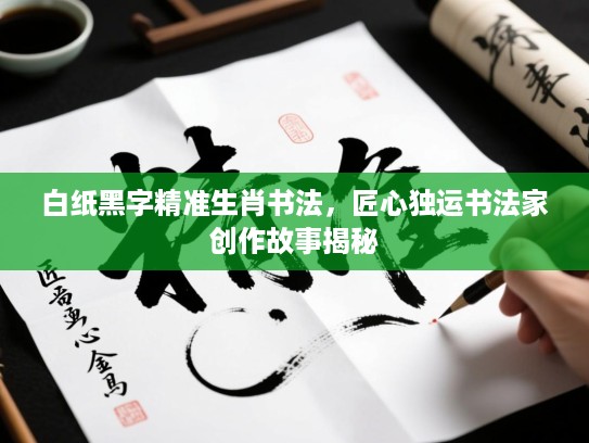 白纸黑字精准生肖书法，匠心独运书法家创作故事揭秘
